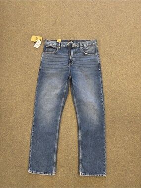 Quiksilver Men's Straight-Leg Jeans in Faded Blue
